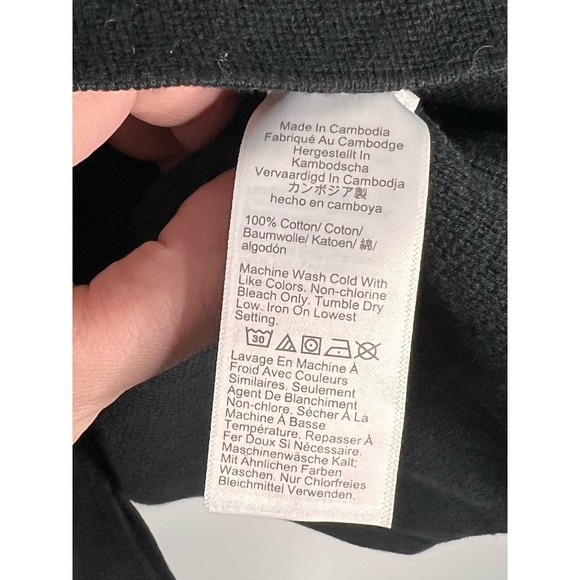 J. Crew Long Sleeve Collared Two-Button Sweater Blazer Black Women’s Size Small - Picture 9 of 11